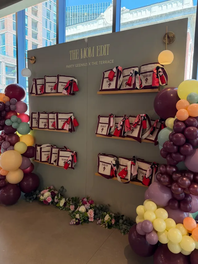 Live embroidery activation display at an event