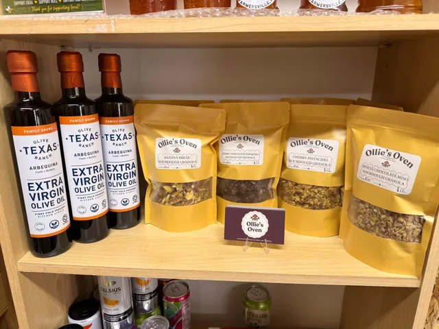 Ollie's Oven granola on a store shelf